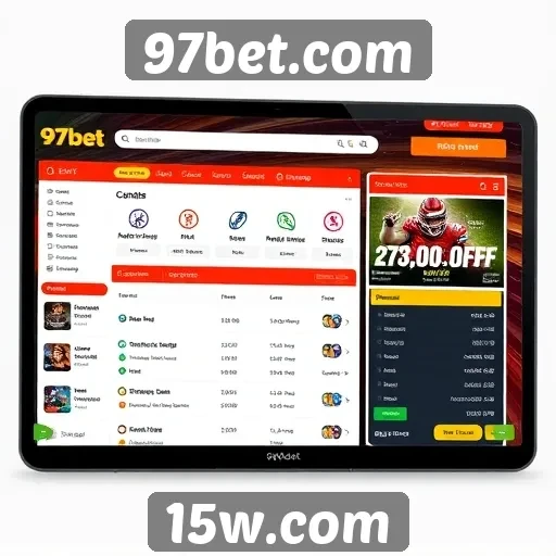 Interface e usabilidade do 97bet.com para jogadores